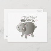 A Hippocrite Postkarte (Vorne/Hinten)