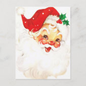 A Holly, Jolly Apple Cheeked Santa Claus, Teil 1 Postkarte (Vorderseite)