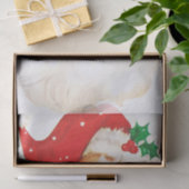 A Holly, Jolly Apple Cheeked Santa Claus, Teil 1 Seidenpapier (Geschenk)