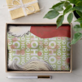 A Holly, Jolly Apple Cheeked Santa Claus, Teil 2 Seidenpapier (Geschenk)