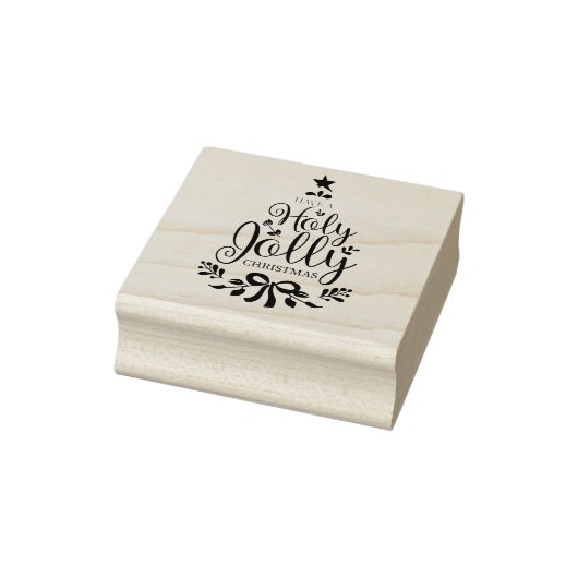 A Holly Jolly Christmas Gummistempel (Stempel)