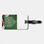 A House Becomes A Home Luggage Tag Gepäckanhänger (Rückseite horizontal)