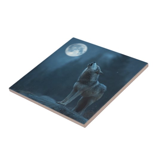 A Howling Wolf Fliese (Seite)