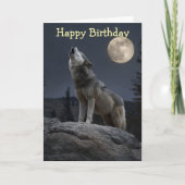 A Howling Wolf Karte (Vorderseite)