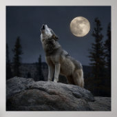 A Howling Wolf Poster (Vorne)