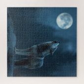 A Howling Wolf Puzzle (Horizontal)