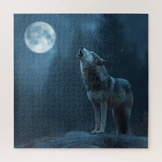 A Howling Wolf Puzzle (Vertikal)