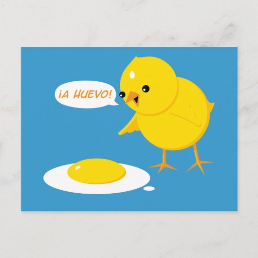 ¡A Huevo! Postkarte (Vorderseite)