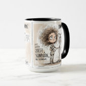 A Humorous Sketch on Healthcare Burnout Tasse (VorderseiteRechts)