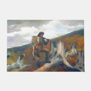 A Huntsman and Hogs Winslow Homer Circa 1891 Fußmatte