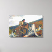 A Huntsman and Hogs Winslow Homer Circa 1891 Leinwanddruck (Vorderseite)