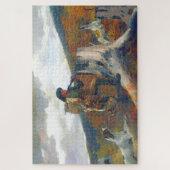 A Huntsman and Hogs Winslow Homer Circa 1891 Puzzle (Vertikal)