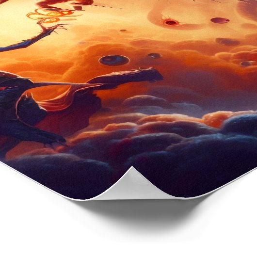 A.I. Beholder Battle Poster (Ecke)