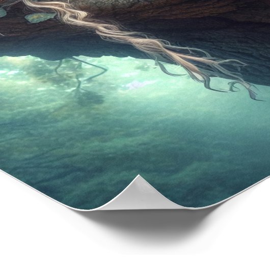 A.I. Dryad in Tree Poster (Ecke)