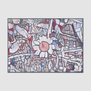 A.I. erweitertes Foto der bescheidenen Deiche Seidenpapier