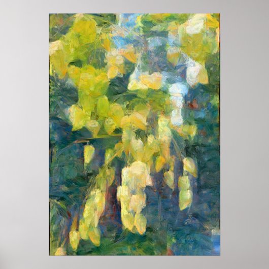 A.I. erweitertes Foto von Samentöpfen auf einem Ba Poster (Vorne)