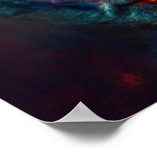 A.I. Flaming-Teufelskreis Poster (Ecke)