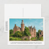 a. i. Gemini generierte Kasteel WESTERVELT. Postkarte (Vorne/Hinten)