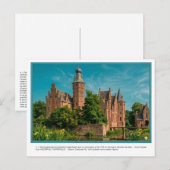 a. i. Gemini generierte Kasteel WESTERVELT. Postkarte (Vorne/Hinten)