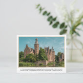 a. i. Gemini generierte Kasteel WESTERVELT. Postkarte (Stehend Vorderseite)