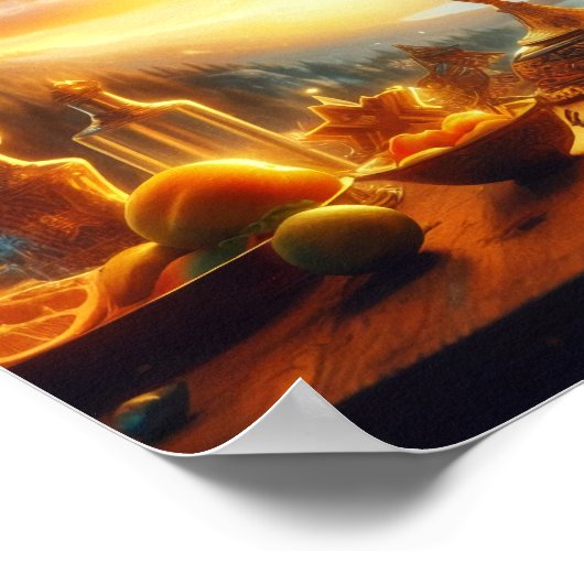 A.I. Hanukkah Poster (Ecke)