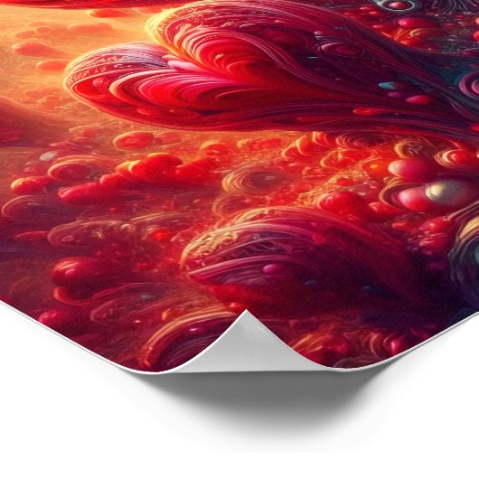 A.I. Hearts Collage Poster (Ecke)