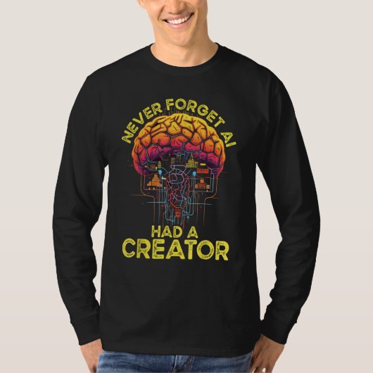A I Künstliche Intelligenz Roboter Robotik Deep Le T-Shirt (Vorderseite)