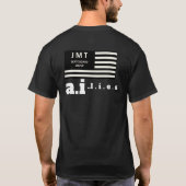 A.I. LIES. Basic Dunkles T-Shirt (Rückseite)