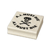 A.I. Must Die™ Logo (Fette Schrift) Stempel (Stempel)