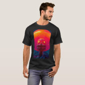 A.I. New Dawn Psychedelic Sci-Fi Dream T-Shirt (Vorne ganz)