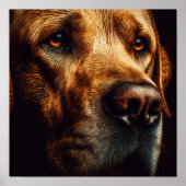 A.I. Sad Labrador Poster (Vorne)