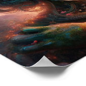 A.I. Schöne Göttin der Natur Poster (Ecke)