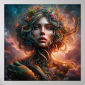 A.I. Schöne Göttin der Natur Poster (Vorne)