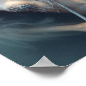 A.I. Sleepy Mermaid Poster (Ecke)