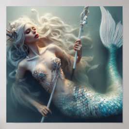 A.I. Sleepy Mermaid Poster