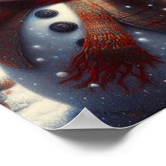 A.I. Snowball-Kampf Poster (Ecke)