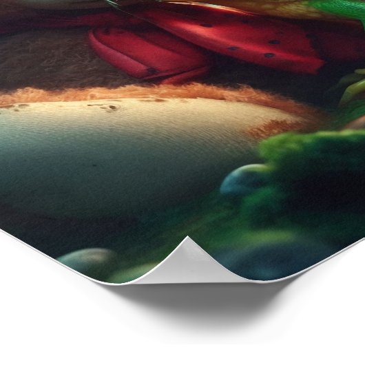 A.I. Teddy and Froggy Poster (Ecke)