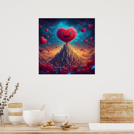 A.I. Tree of Hearts Poster (Küche)