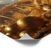 A.I. Versteckter Golddrache Poster (Ecke)