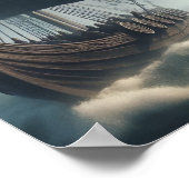 A.I. Viking Ship Poster (Ecke)