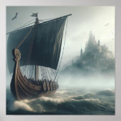 A.I. Viking Ship Poster (Vorne)