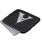A Imitate Diamond Laptopschutzhülle (Vorne Knopf)