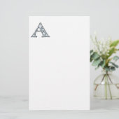 A Imitate-"Diamond"-Monogramm Briefpapier (Stehend Vorderseite)