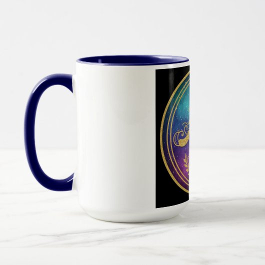 'A' Initial Monogram Mug Set - Ananya's Est. 2025 Tasse (Links)