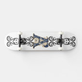 A..Initialen Skateboard (Horizontal)
