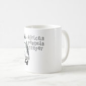 A is for African Penguin Keeper Kaffeetasse (VorderseiteRechts)