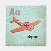 A is for Airplane Magnet (Vorne)