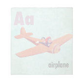 A is for Airplane Notizblock (Vorderseite)