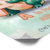 A is for Alligator - Alphabet Kinderzimmer Poster (Ecke)