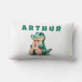 A is for Alligator – Personalized Baby Name Pillow Lendenkissen (Rückseite)